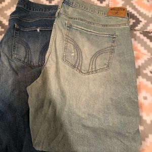 2Hollister vintage boyfriend jeans. One pair NWT